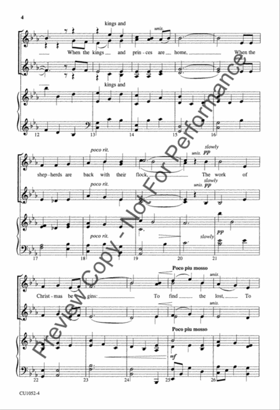 The Work of Christmas - SSAA SSAA scores gallery preview page 5