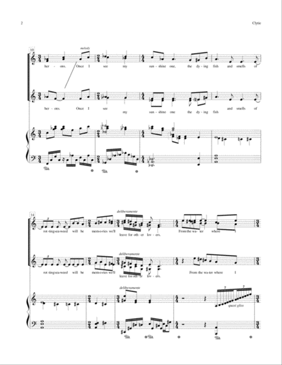 Clytie Clytie SSA scores gallery preview page 2
