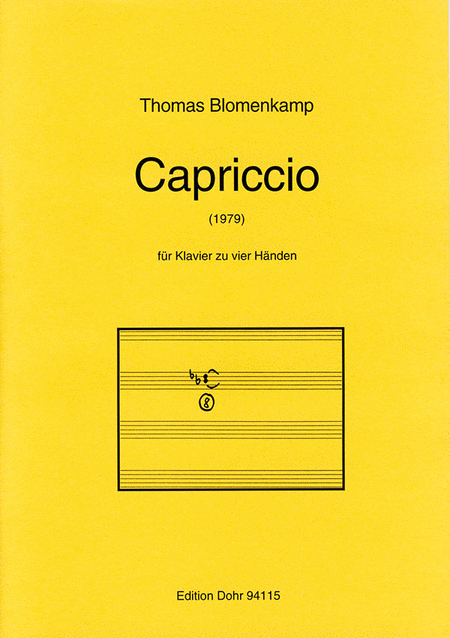 Capriccio für Klavier zu vier Händen (1979)