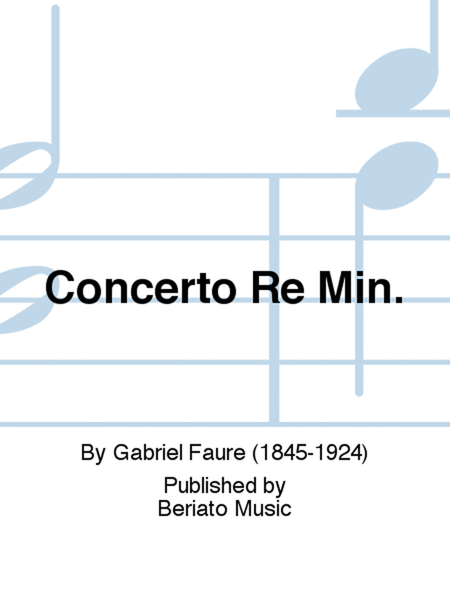Concerto Re Min.
