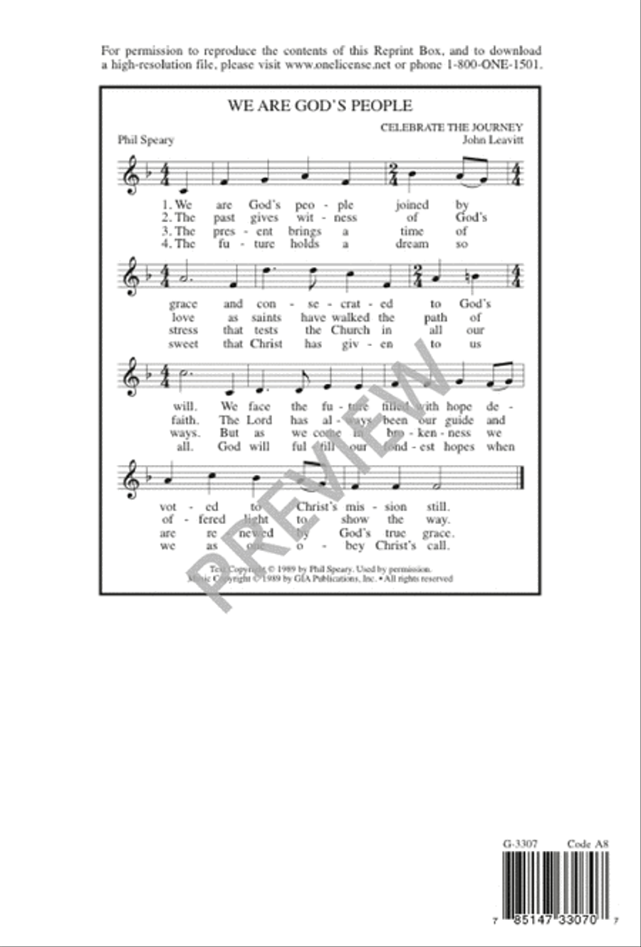 We Are God's People We Are God's People 4-Part scores gallery preview page 9
