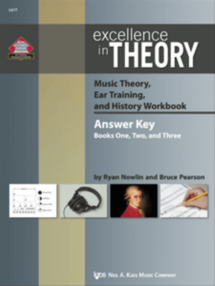 Excellence in Theory Music Theory, Ear Training, and History Workbook(Answer Key) Concert Band Methods scores gallery preview page 1