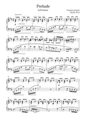 Frederic Chopin - Prelude in B minor