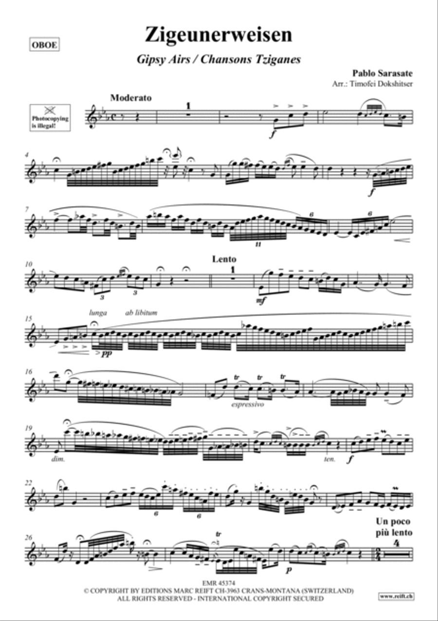 Zigeunerweisen Piano Accompaniment scores gallery preview page 2