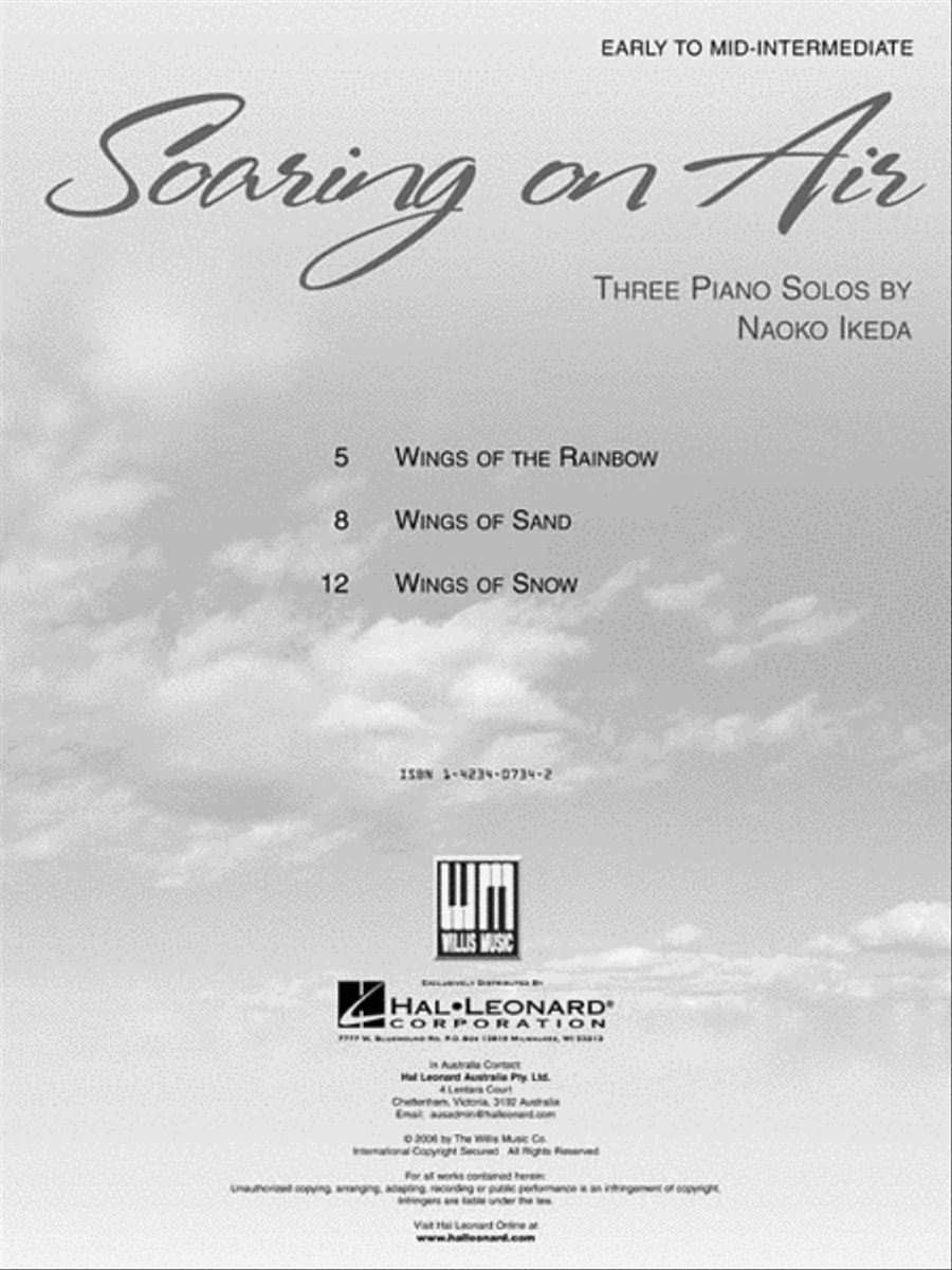 Soaring on Air Piano scores gallery preview page 2