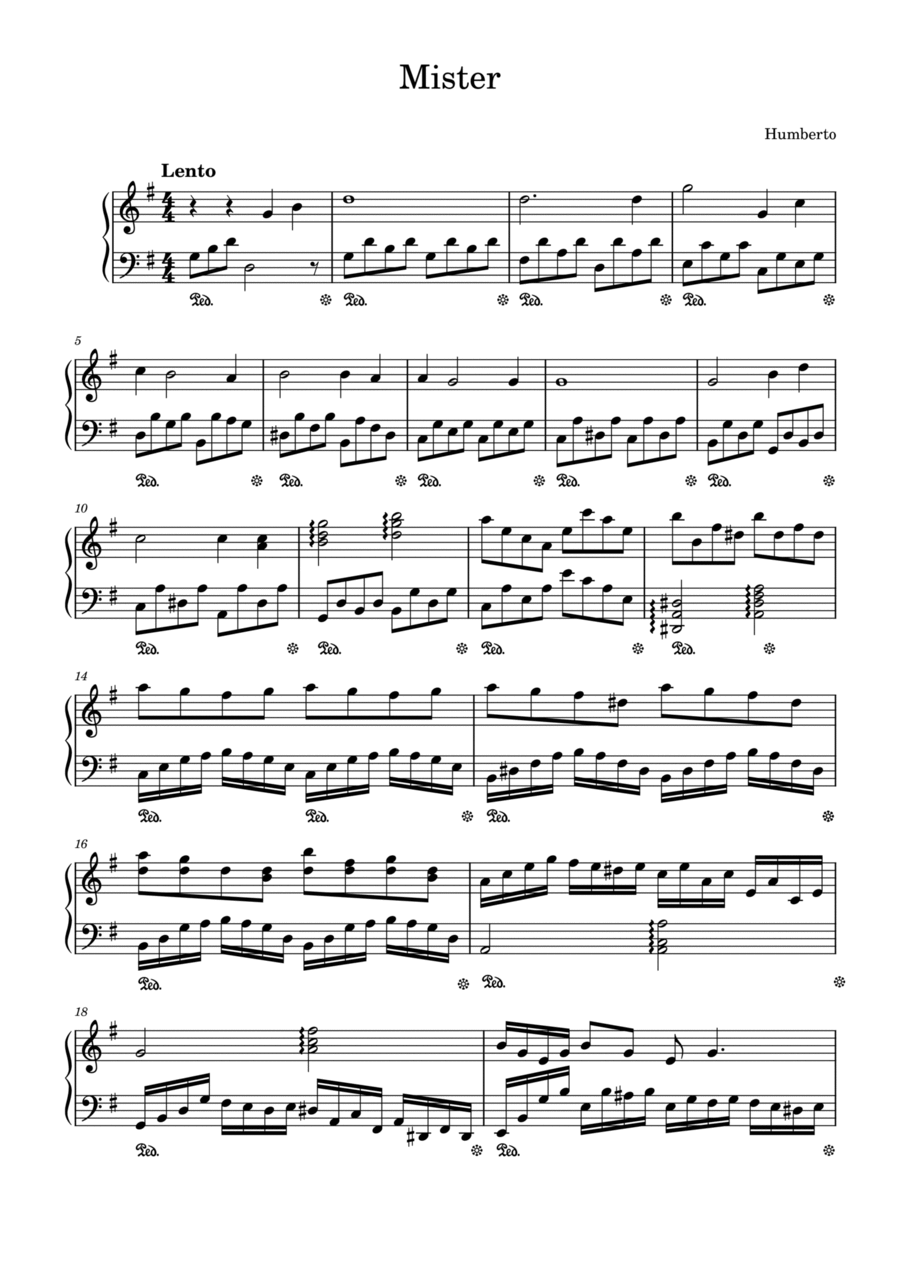 Mister Mister Piano Solo scores gallery preview page 1