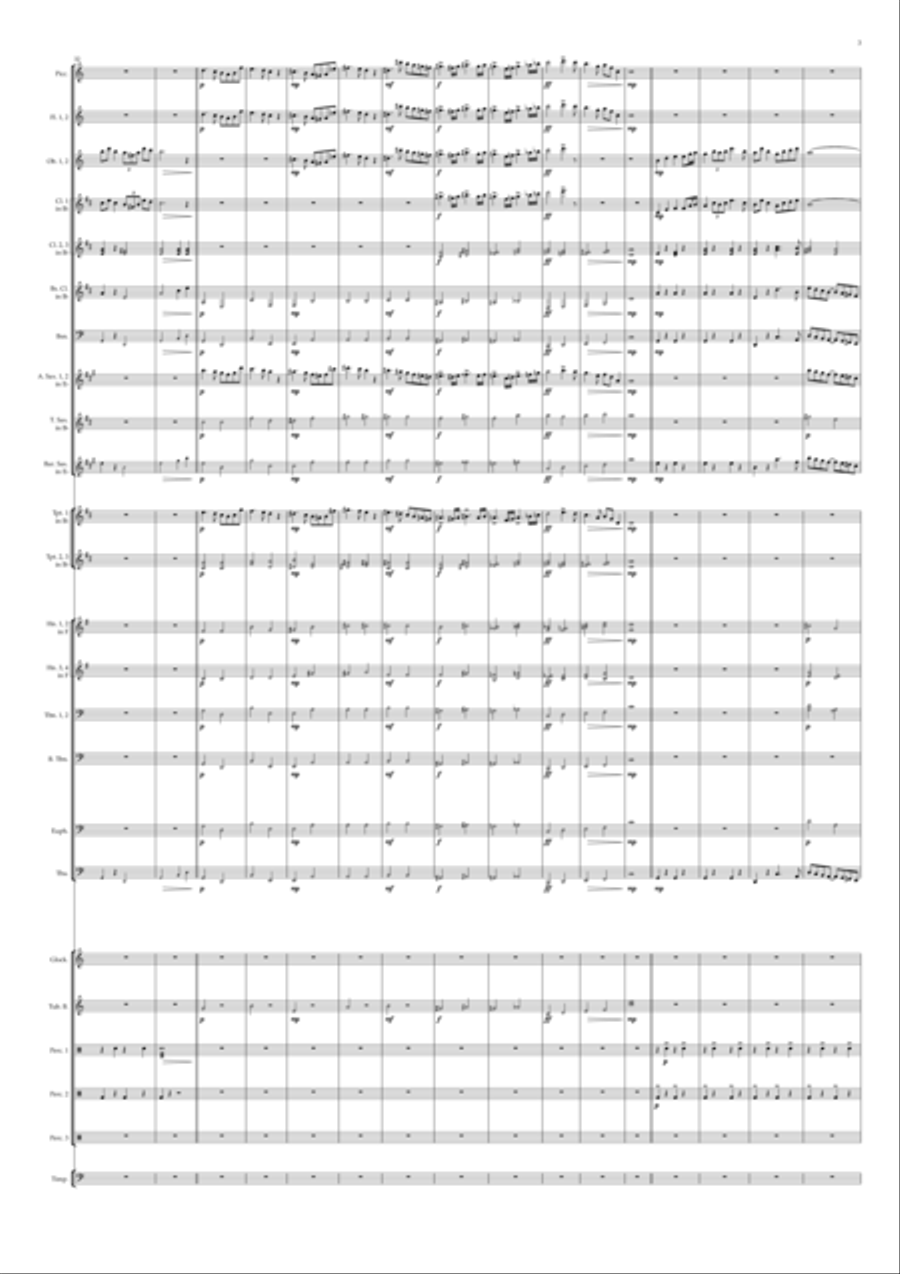 Persevera In Fide Concert Band scores gallery preview page 3