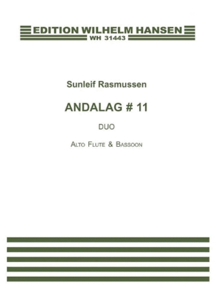 Andalag #11 Alto Flute and Bassoon Player's Score