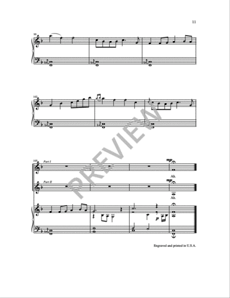 He is Born 2-Part scores gallery preview page 13