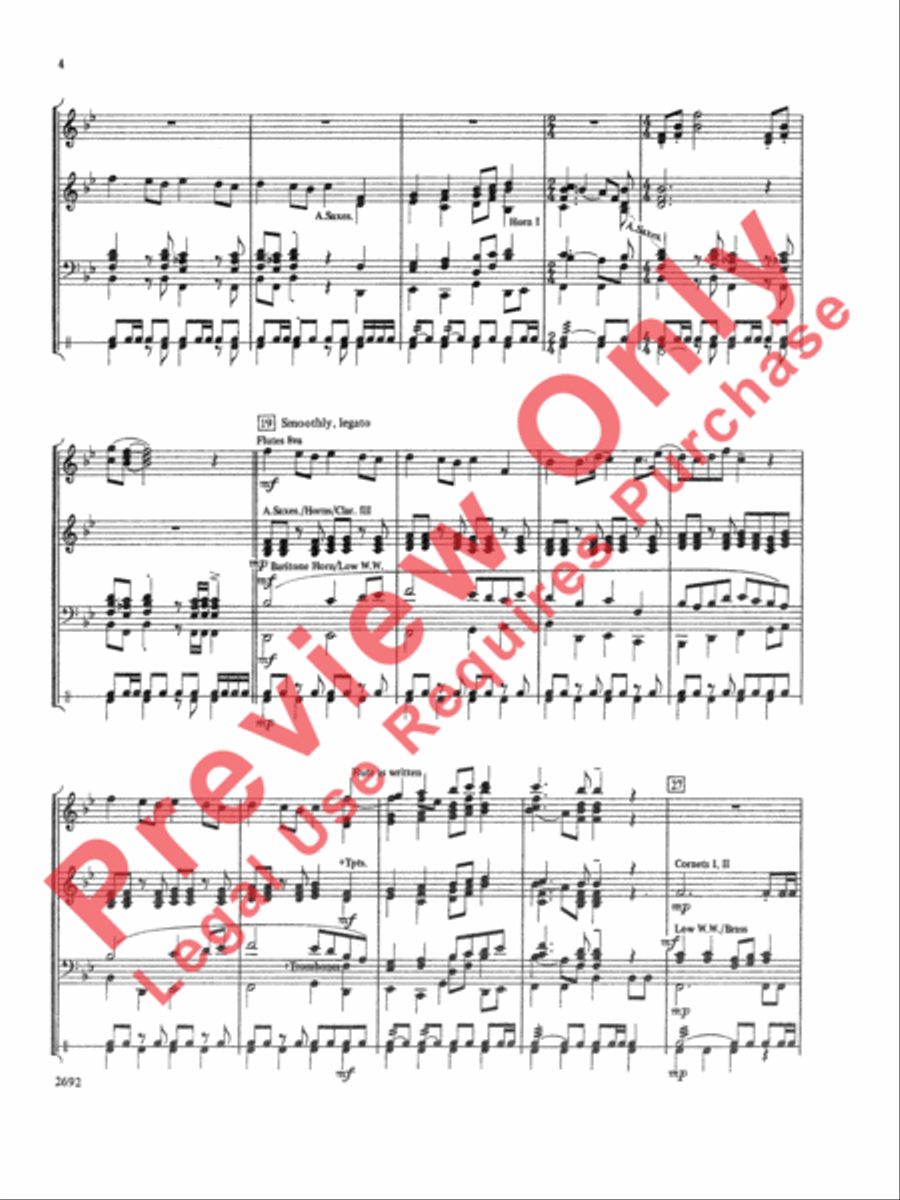 March for Freedom March for Freedom Concert Band scores gallery preview page 5