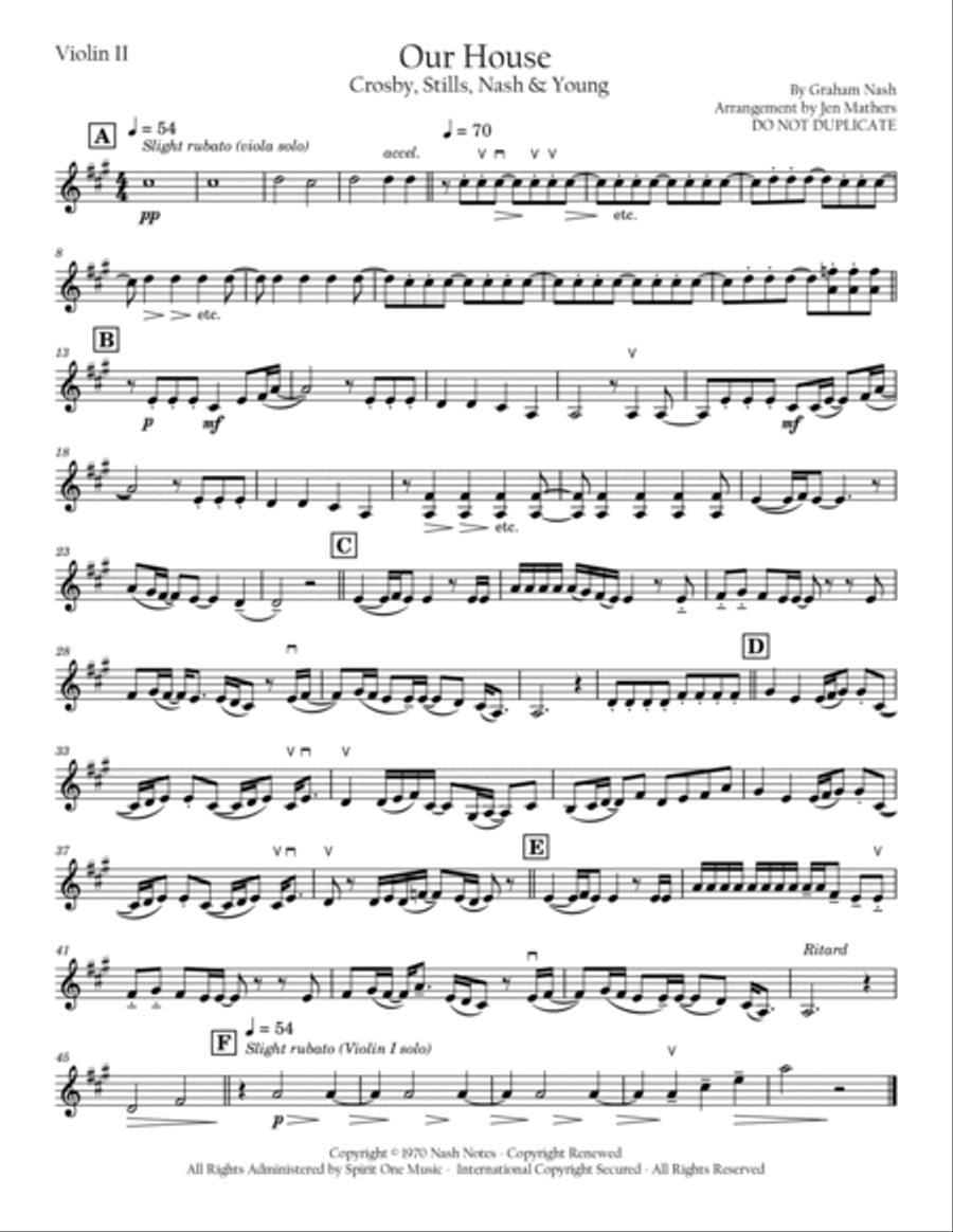 Our House String Quartet scores gallery preview page 2