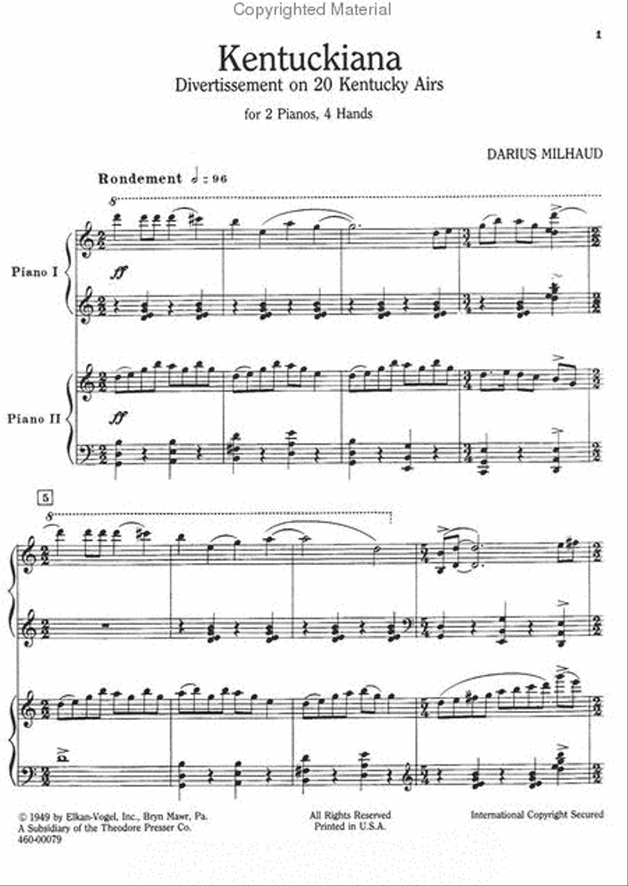 Kentuckiana Chamber Music scores gallery preview page 2