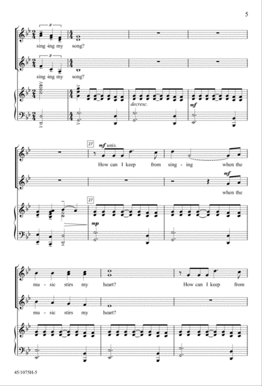 In Concert! for SSA SSA scores gallery preview page 7