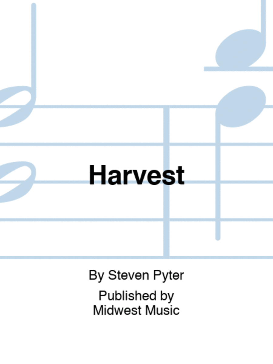 Harvest Concert Band scores gallery preview page 1