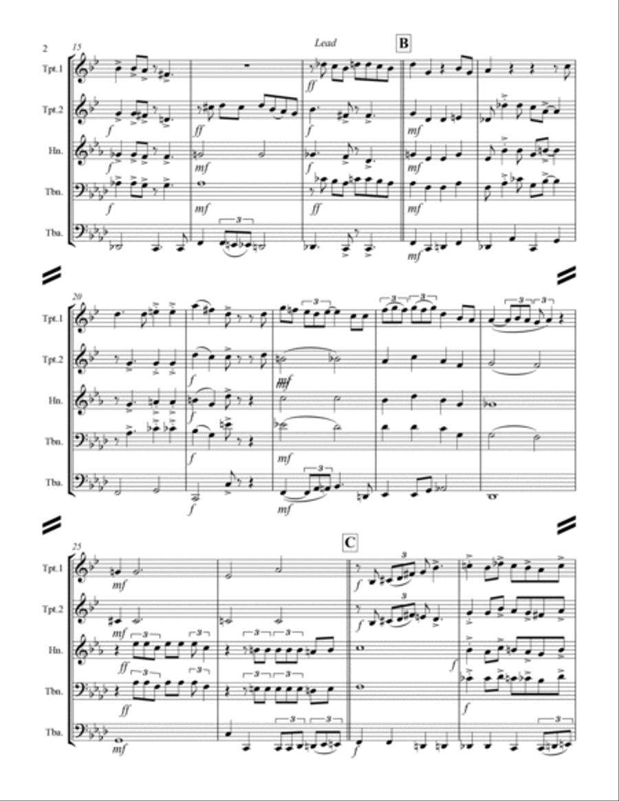 You're A Mean One, Mr. Grinch Horn scores gallery preview page 3