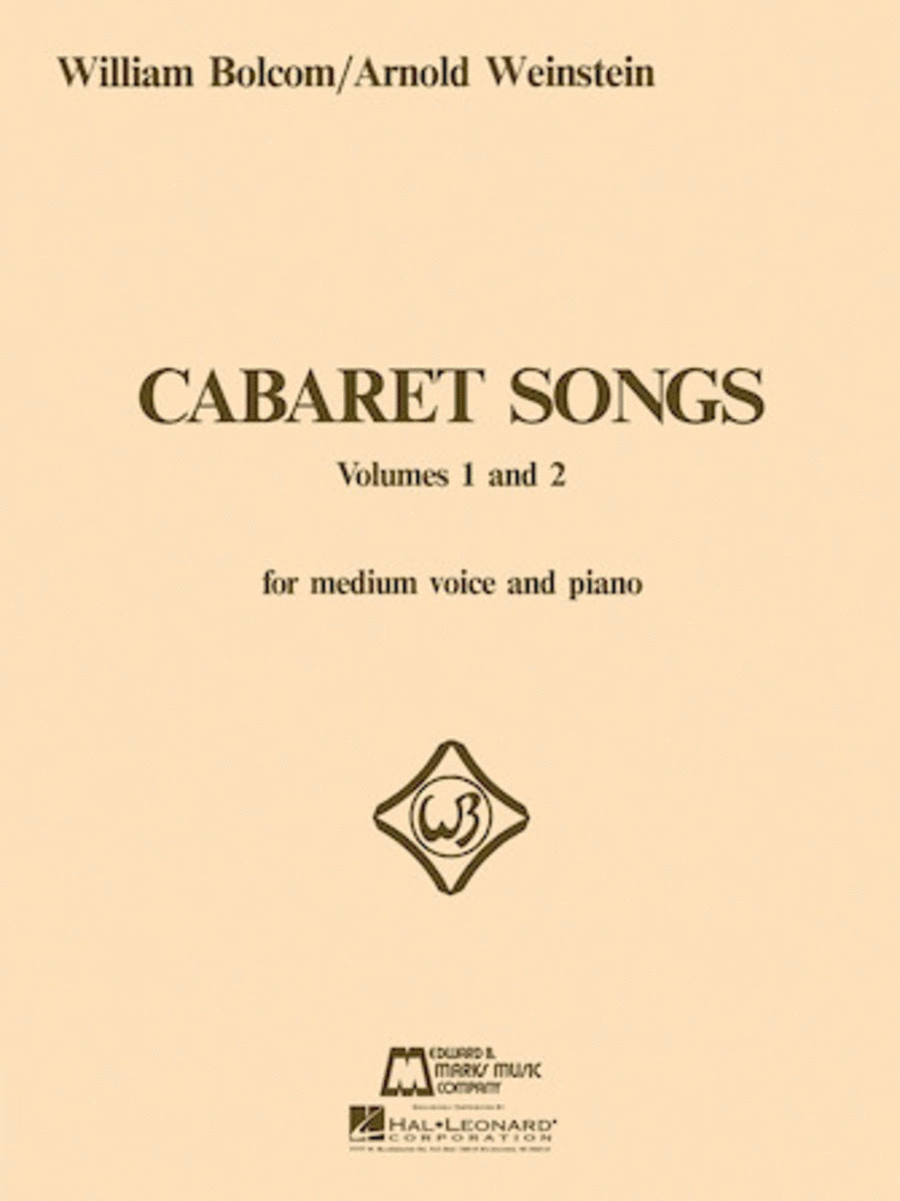 Cabaret Songs – Volumes 1 and 2 Voice scores gallery preview page 1