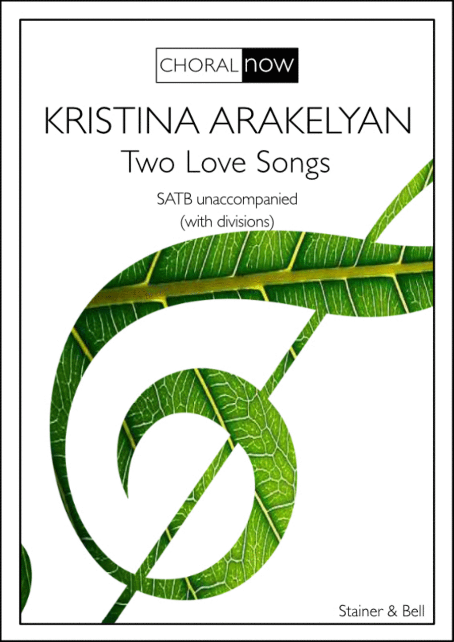 Two Love Songs. SATB Two Love Songs. SATB 4-Part scores gallery preview page 1