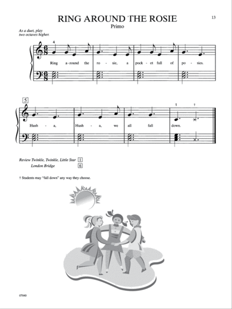 Beginning Folk Favorites, Volume 1 Easy Piano scores gallery preview page 6