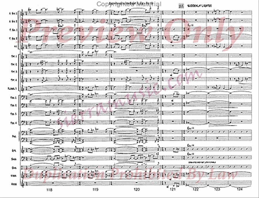 Everything In Its Right Place Jazz Ensemble scores gallery preview page 19