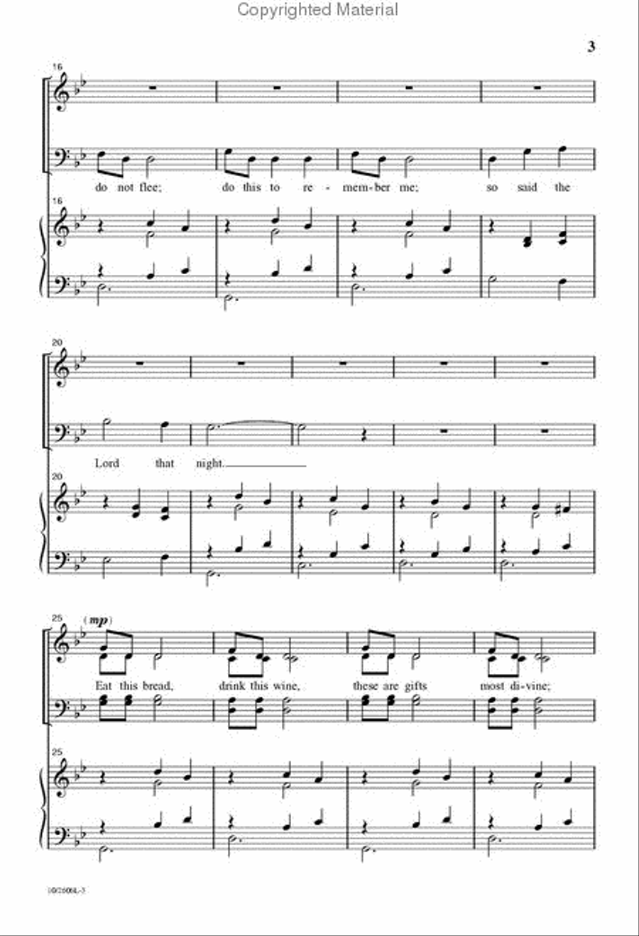 So Said the Lord That Night 4-Part scores gallery preview page 3