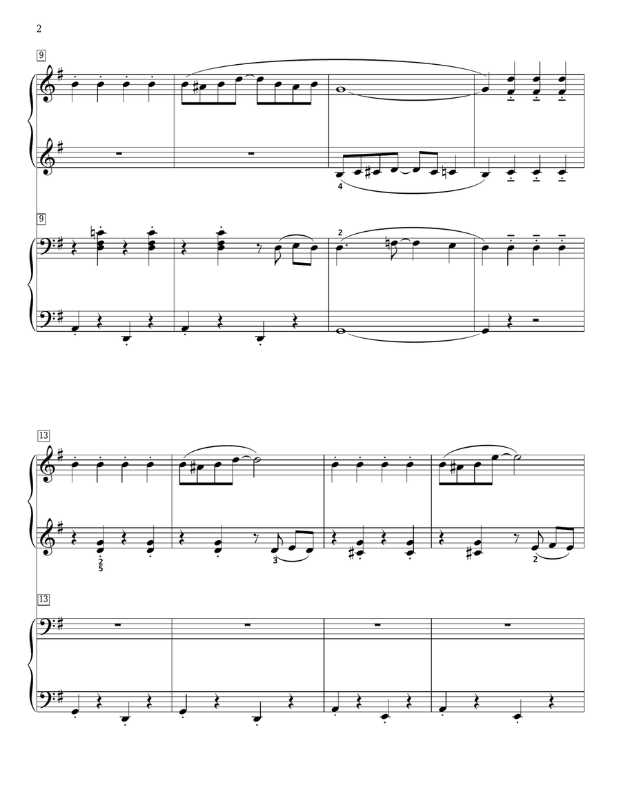 Crescent City Connection Crescent City Connection Piano Duet scores gallery preview page 2