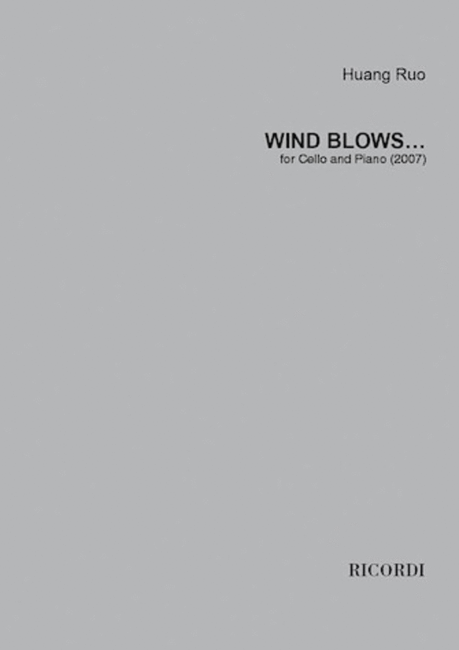 Wind Blows... Piano Accompaniment scores gallery preview page 1