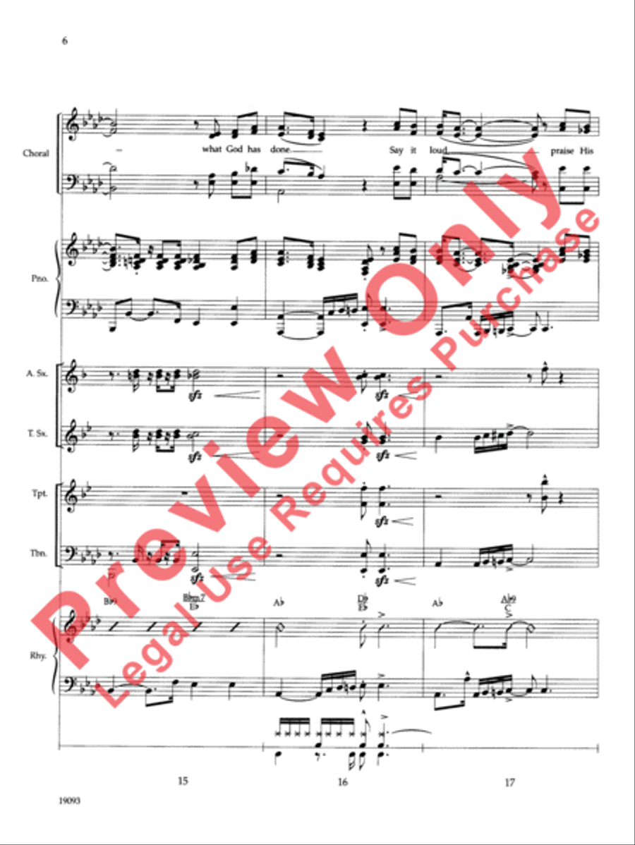 Say It Loud Choir scores gallery preview page 9