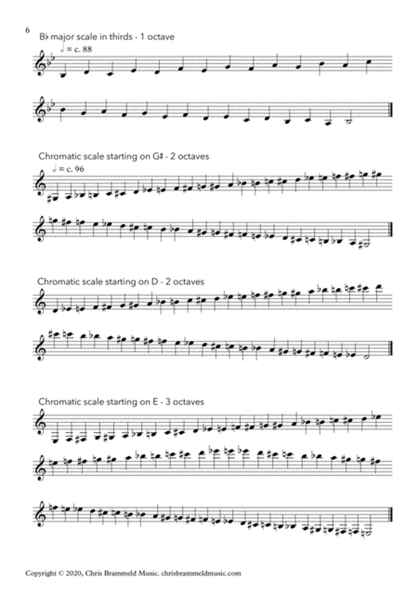 Clarinet Scales and Arpeggios for ABRSM Grades 6-8