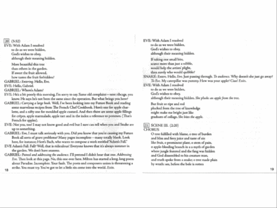 Daniel Pinkham: Two One-Act Operas CD scores gallery preview page 11