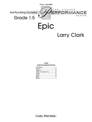 Book cover for Epic