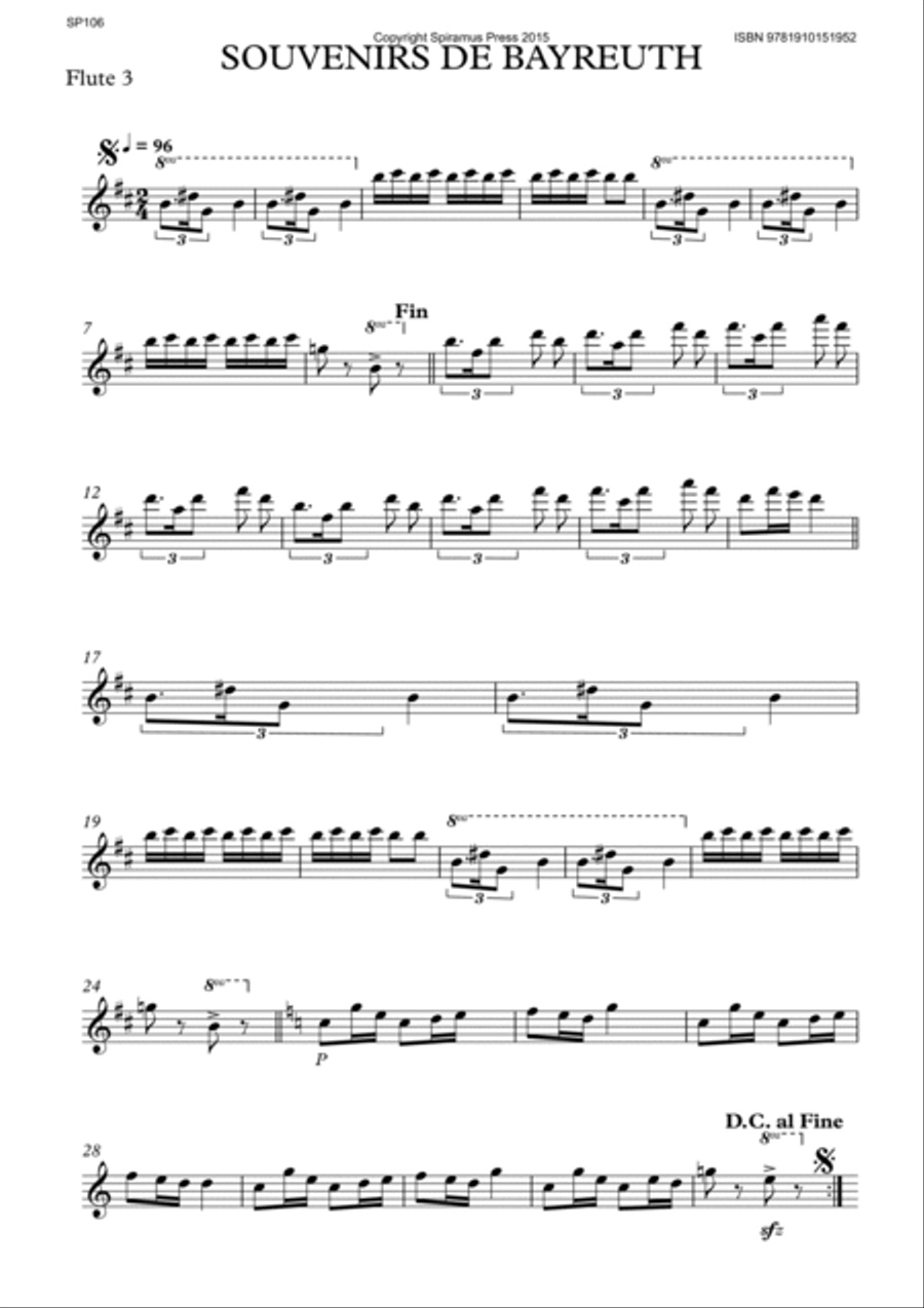 Souvenirs de Bayreuth Small Ensemble scores gallery preview page 5