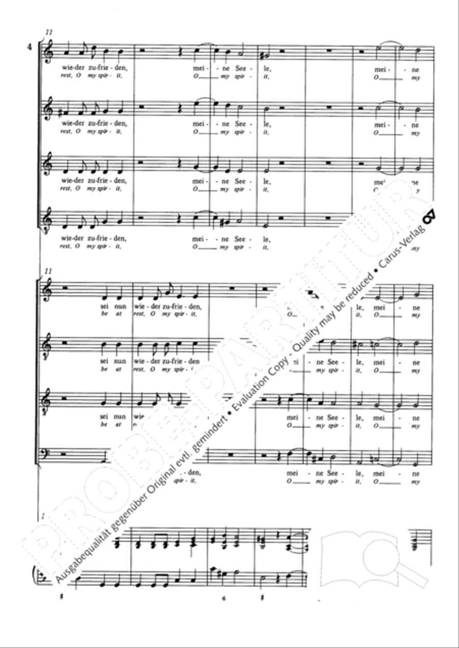 O my spirit, be at rest Choir scores gallery preview page 5