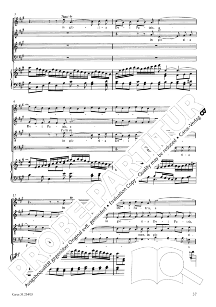Mass in A major Mass in A major 4-Part scores gallery preview page 40