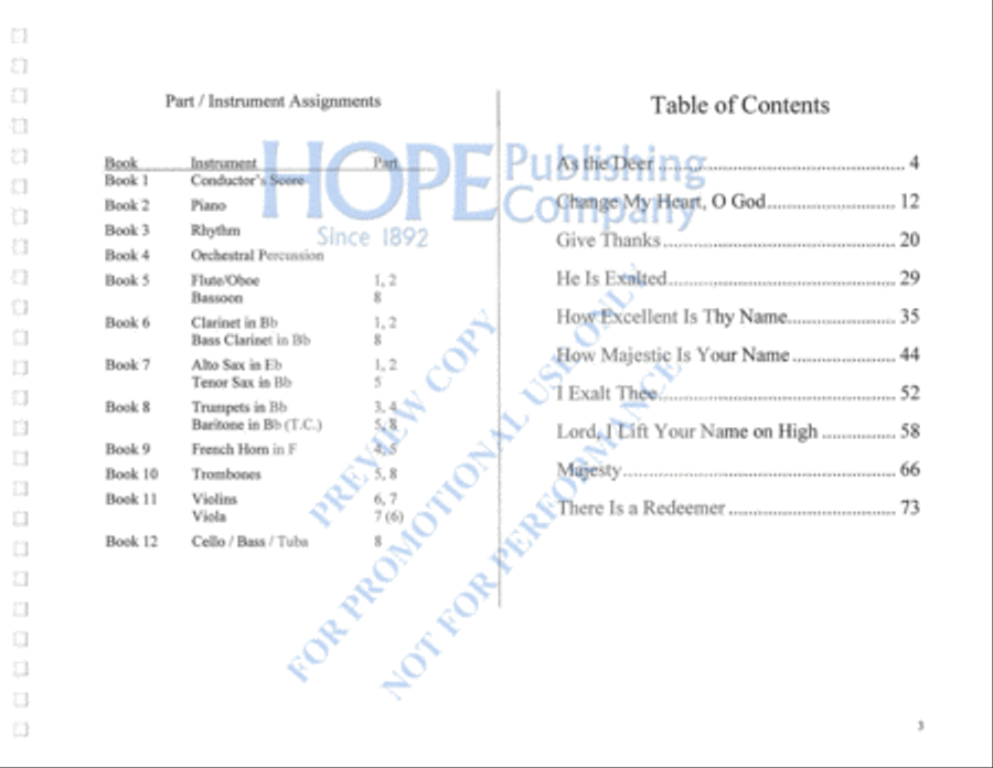 Praise Him with Instruments Orchestra scores gallery preview page 7