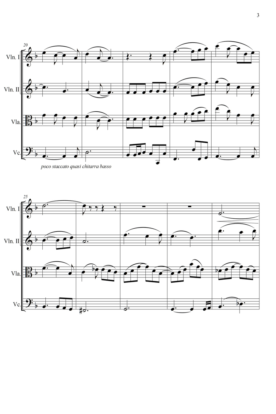 We Are The Champions String Quartet scores gallery preview page 3