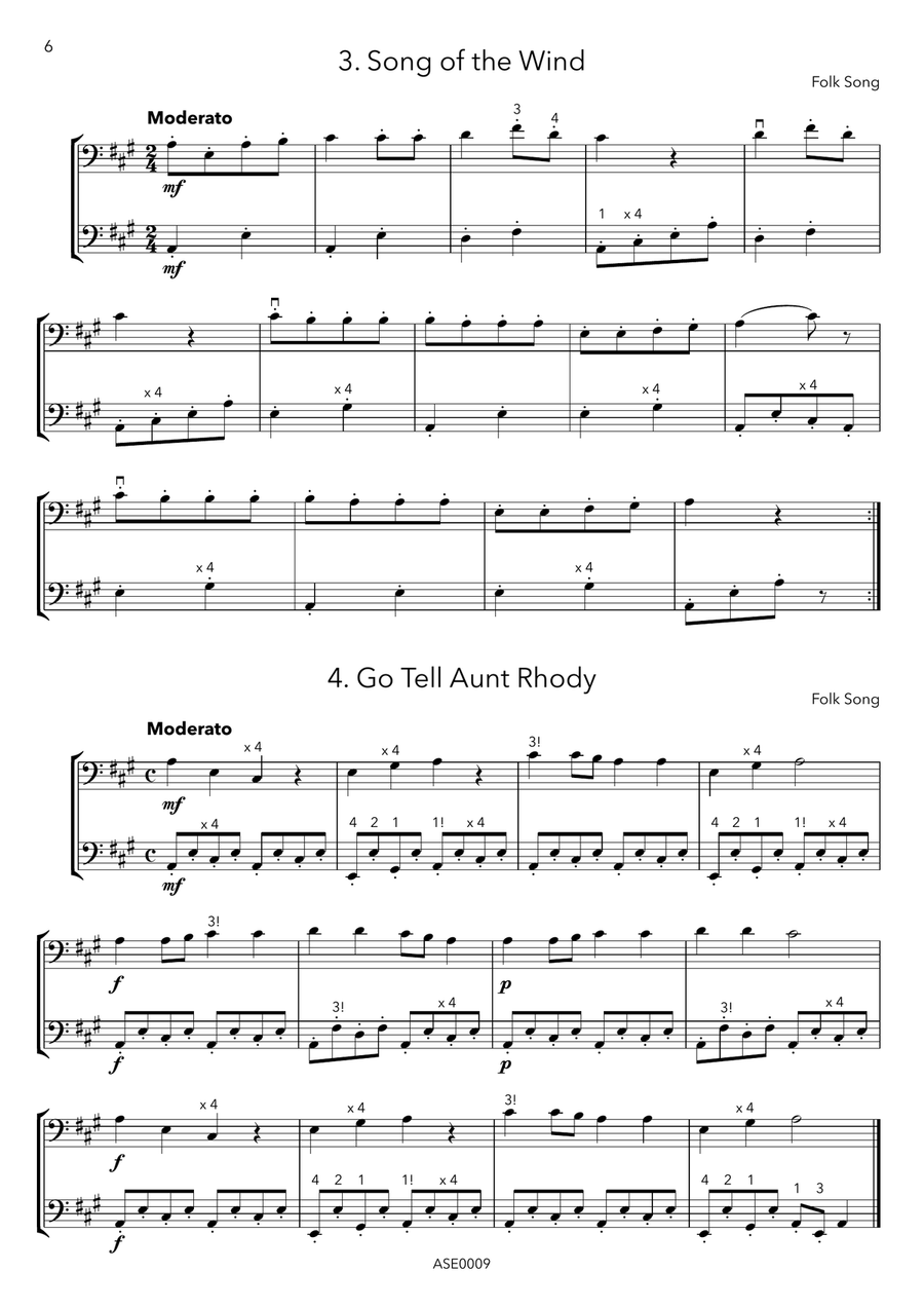 Suzuki Violin School - Volume 1 - Orchestral Cello Companion String Trio scores gallery preview page 6