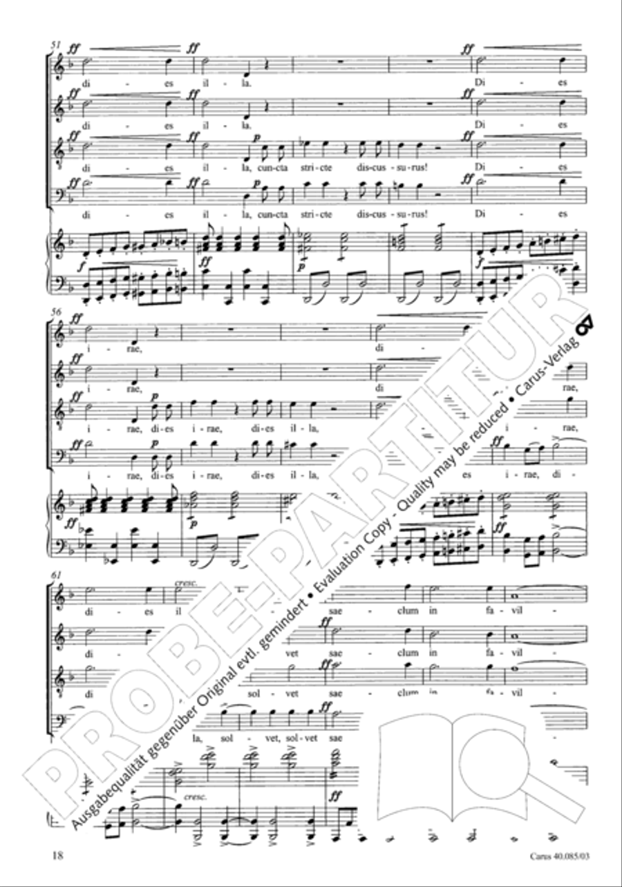 Missa pro defunctis Missa pro defunctis 4-Part scores gallery preview page 19
