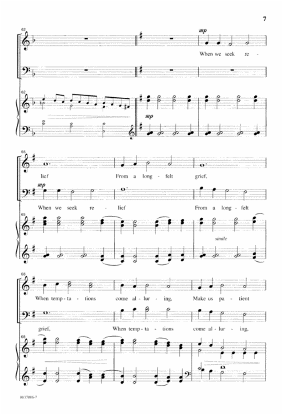 Jesus, Still Lead On Jesus, Still Lead On 4-Part scores gallery preview page 7