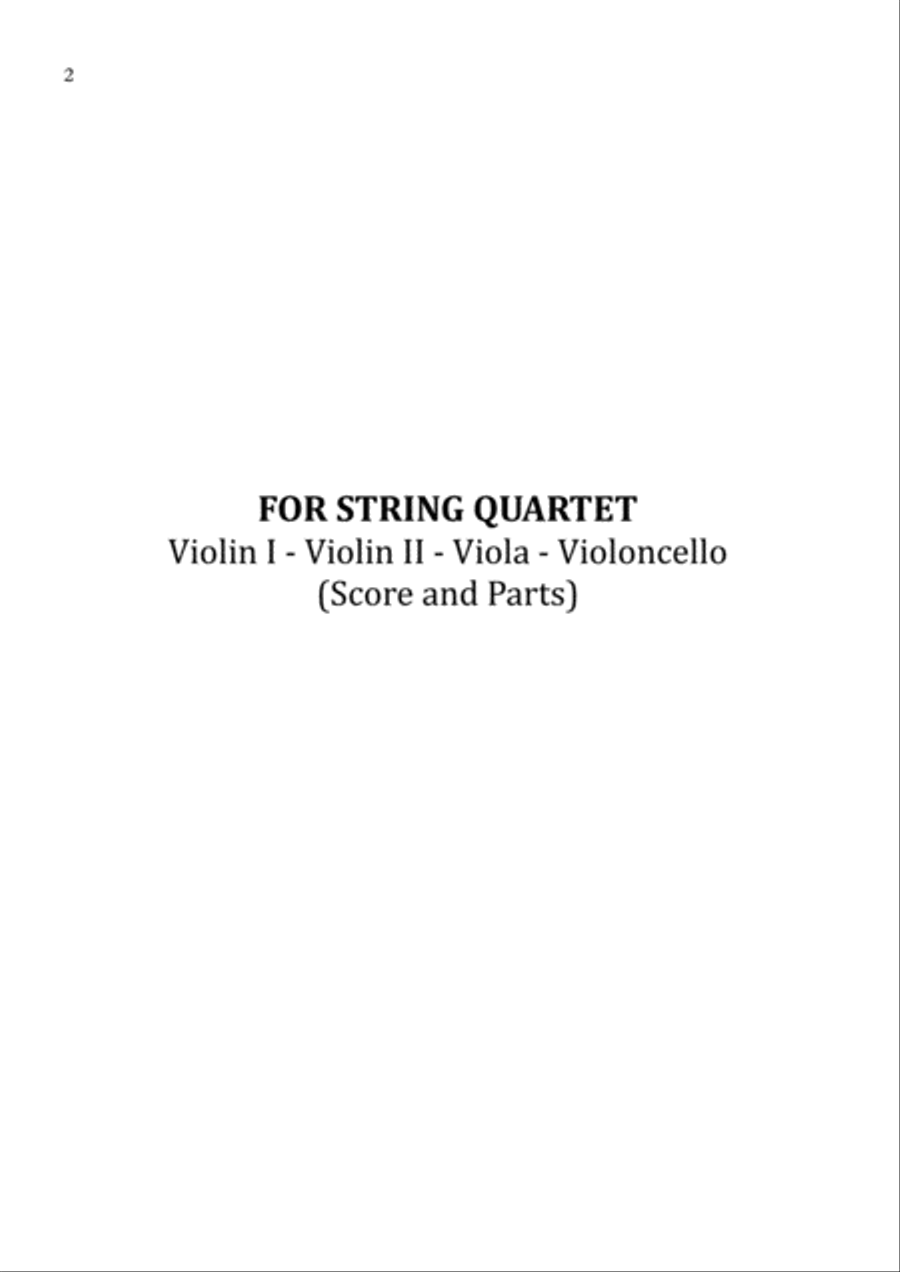 Say Something String Quartet scores gallery preview page 2
