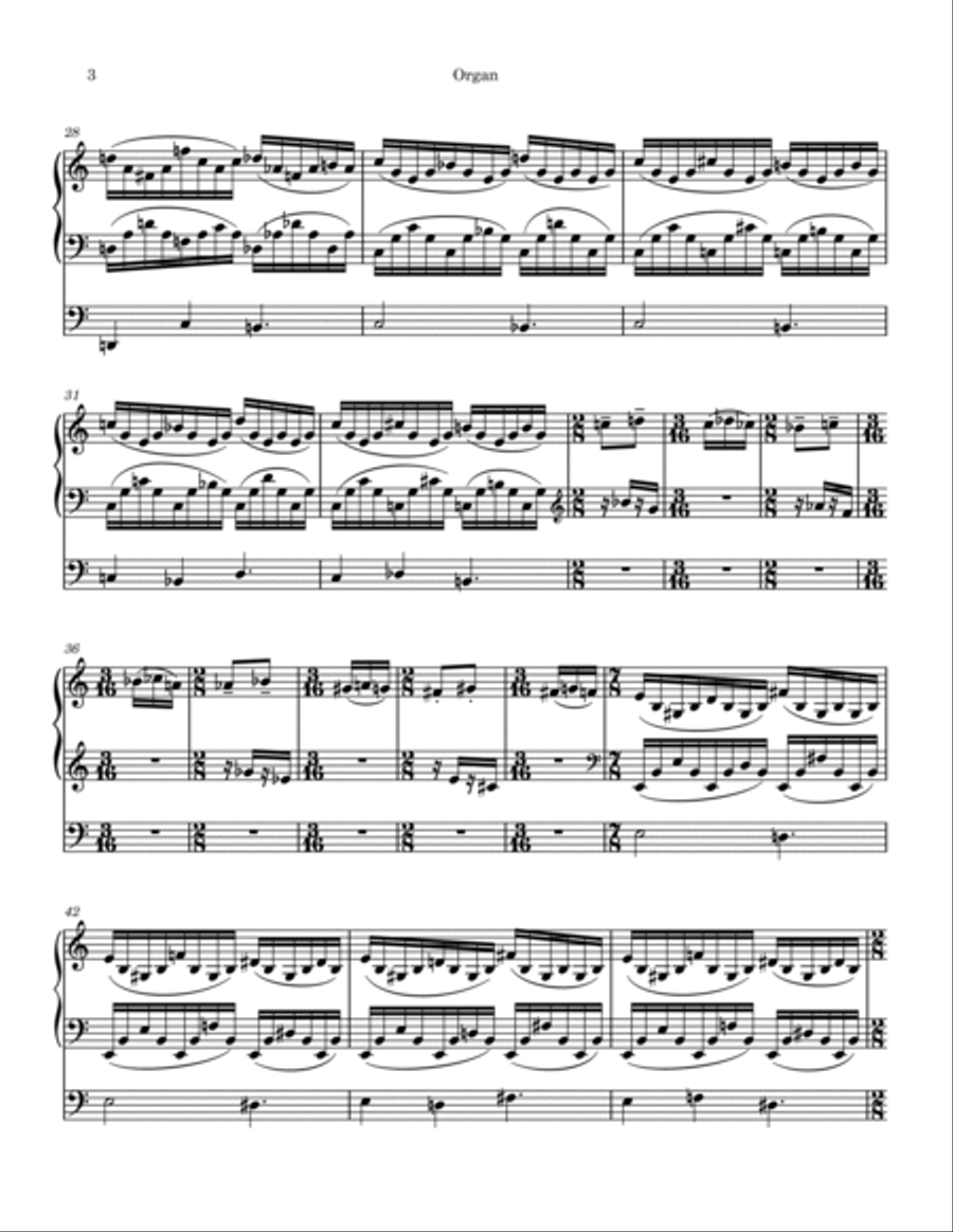 Rhapsody in Red Rhapsody in Red Organ Solo scores gallery preview page 5