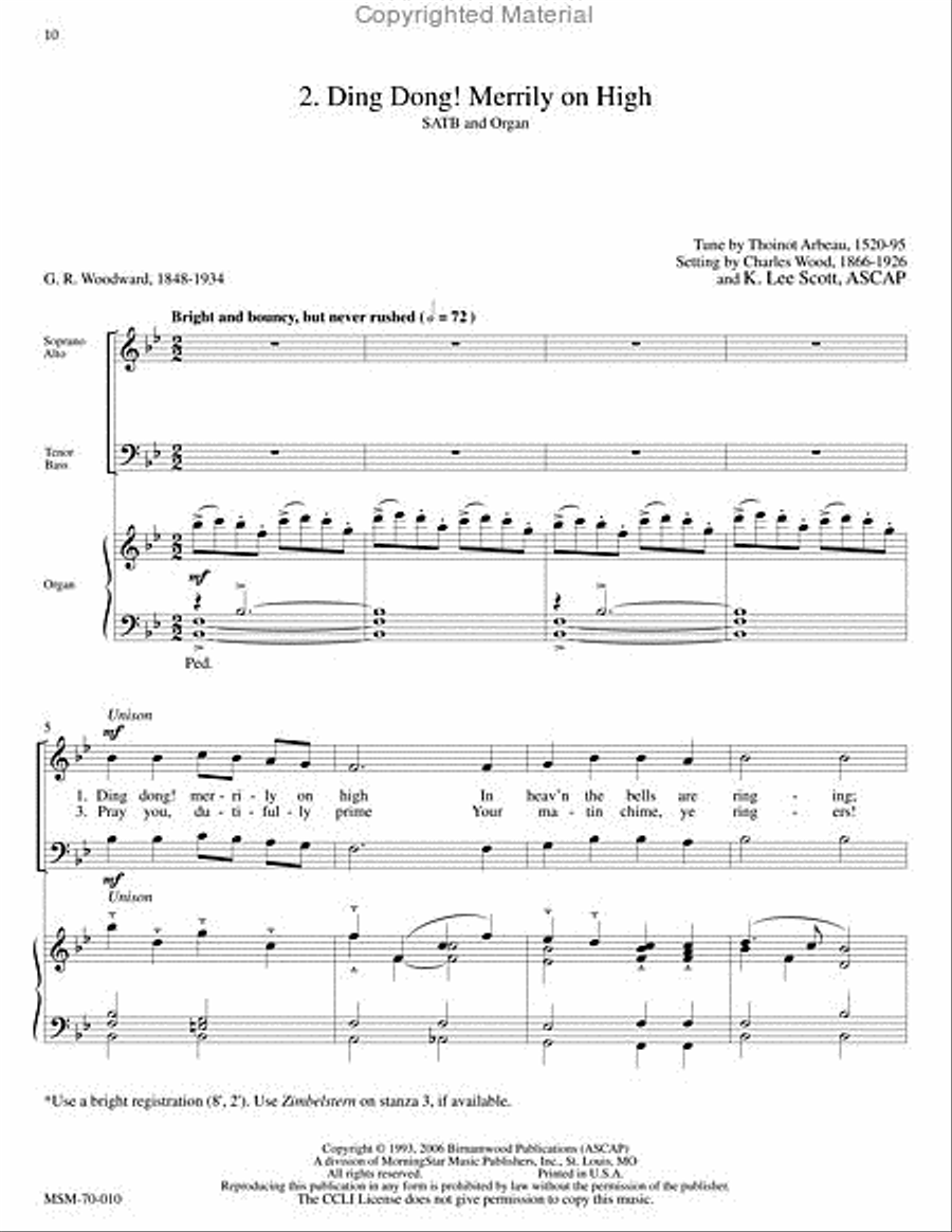 Sing the Songs of Bethlehem (Preview Pak: Score & CD)