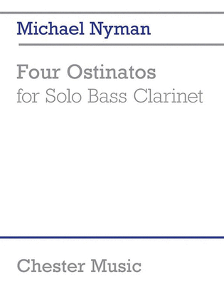 4 Ostinatos for Solo Bass Clarinet