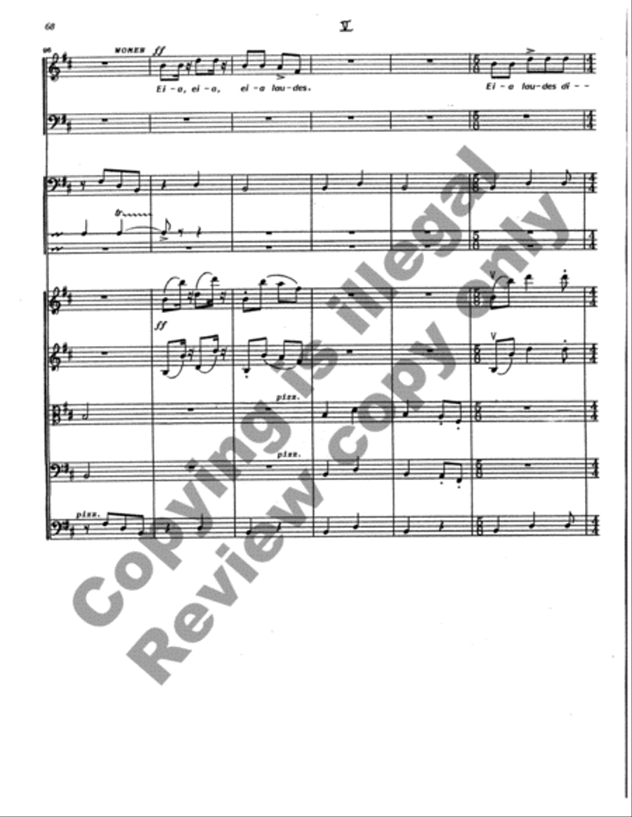 Cantata Rustica (Full/Choral Score) Choir scores gallery preview page 145