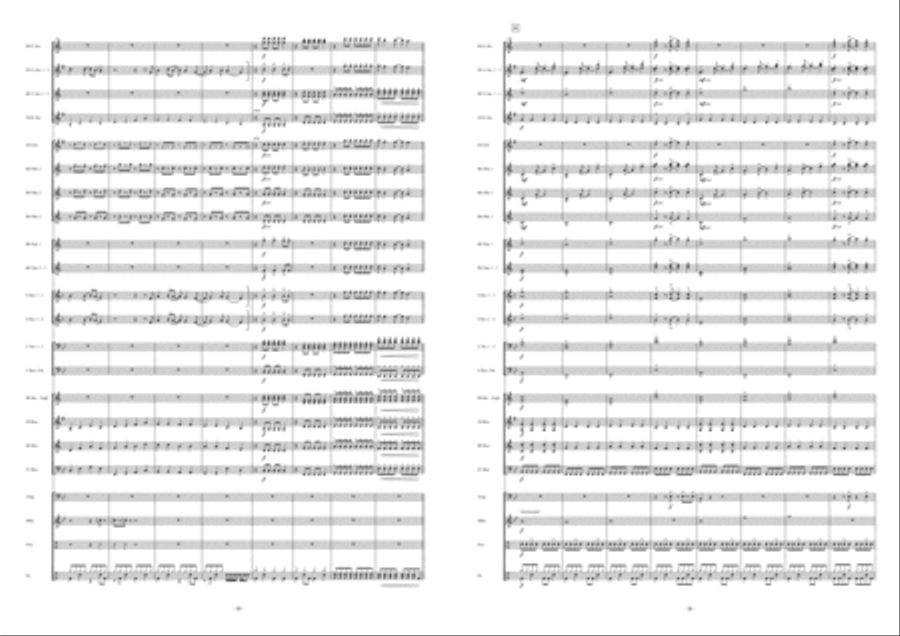Take On Me Fanfare Band scores gallery preview page 9
