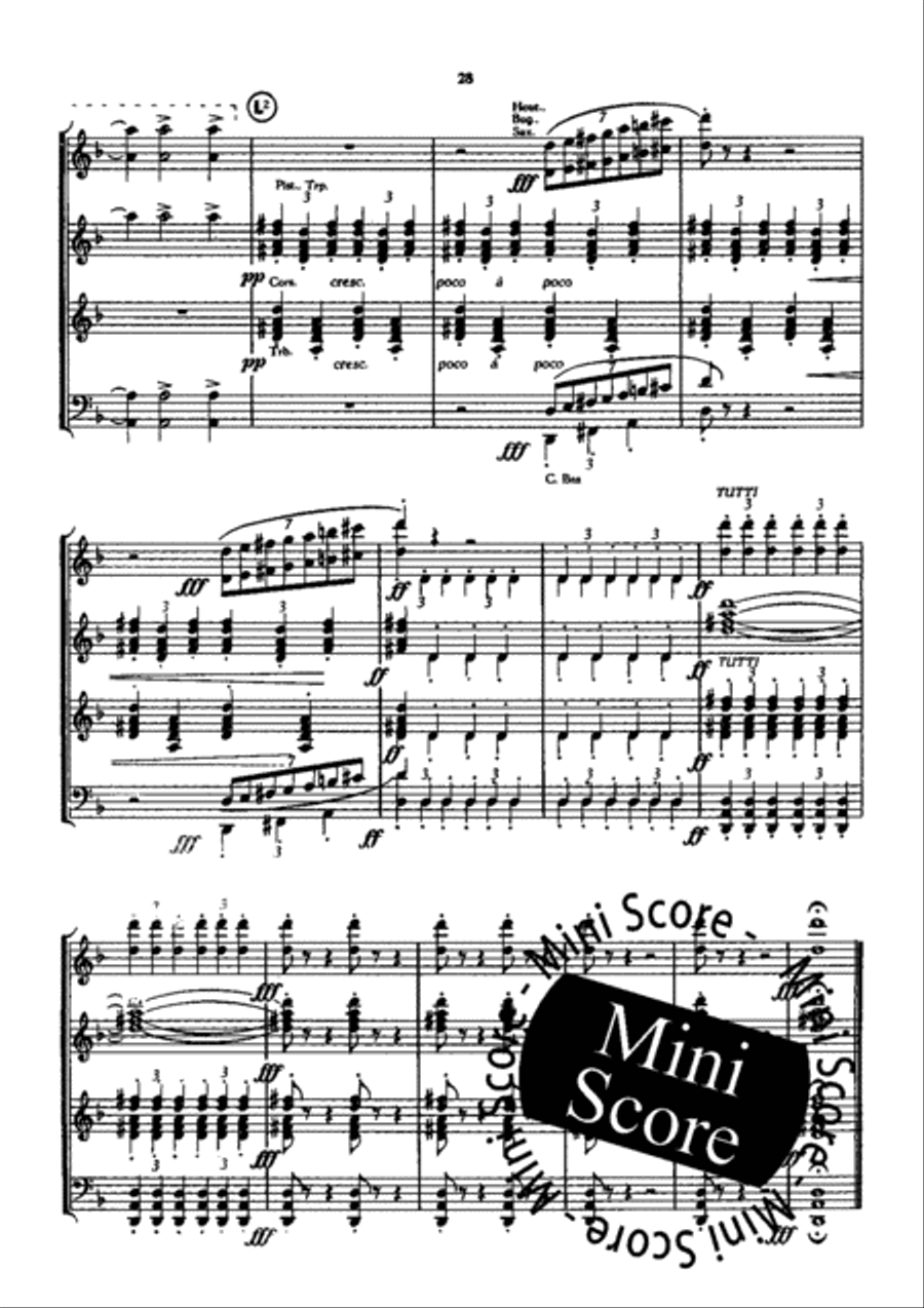 Le Roi D'Ys Fanfare Band scores gallery preview page 30