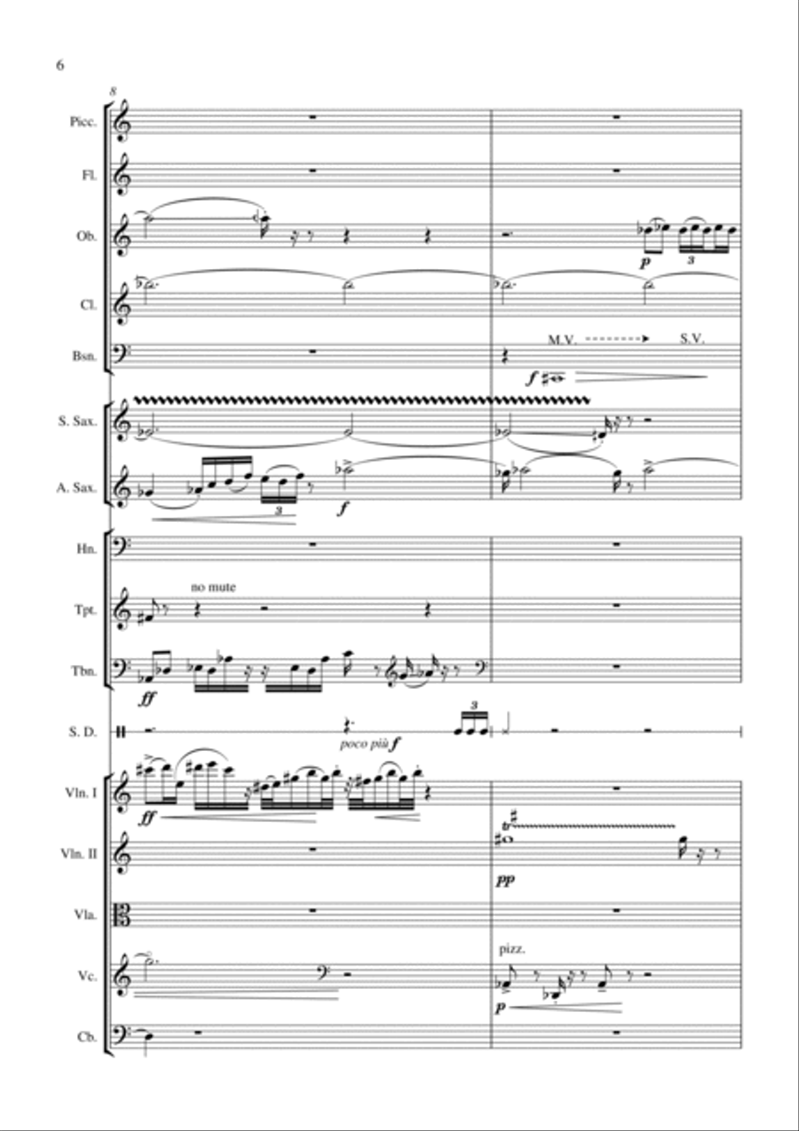 The Phase Bug for chamber orchestra Chamber Orchestra scores gallery preview page 6