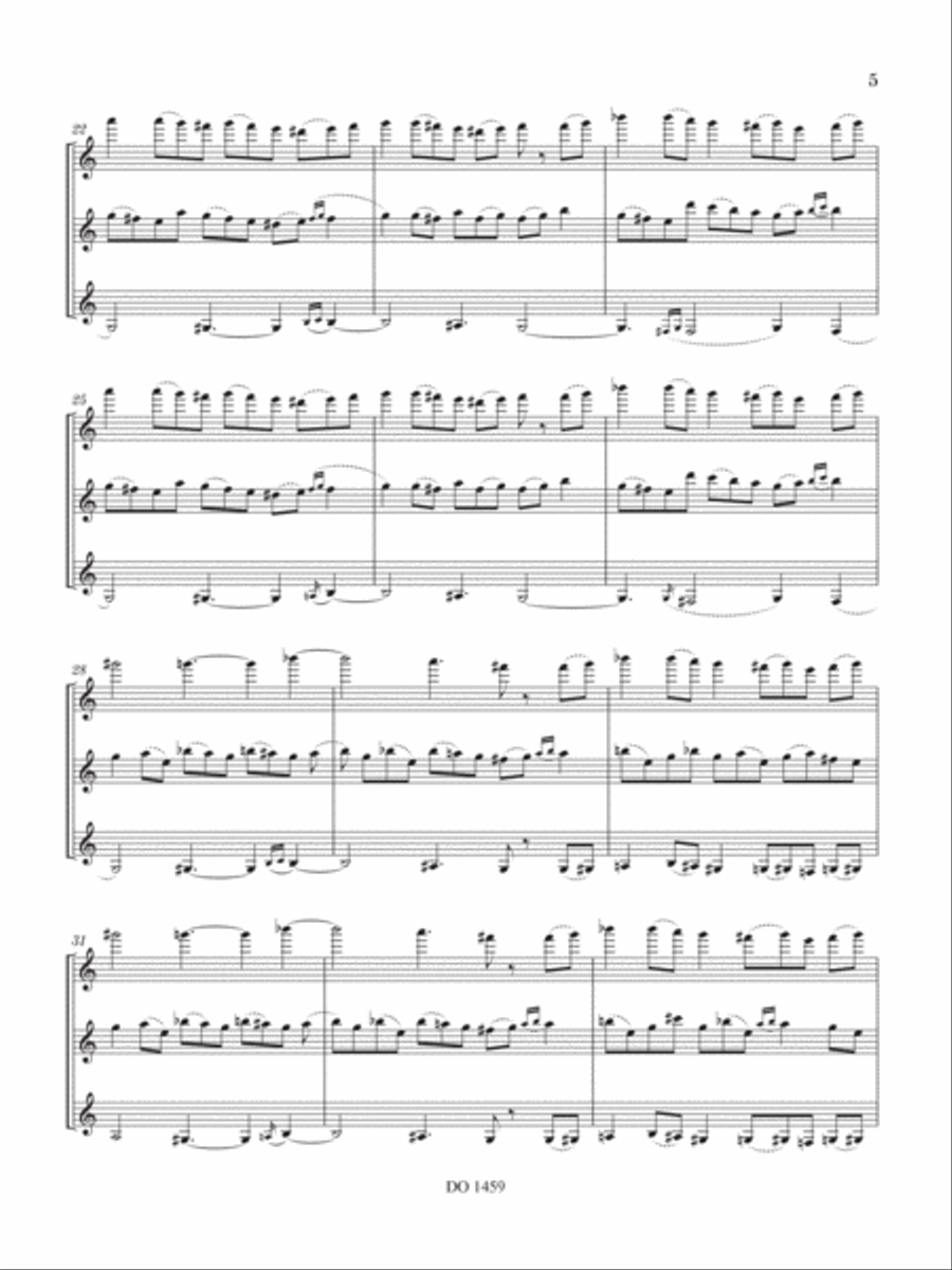 Triades Guitar Ensemble scores gallery preview page 6