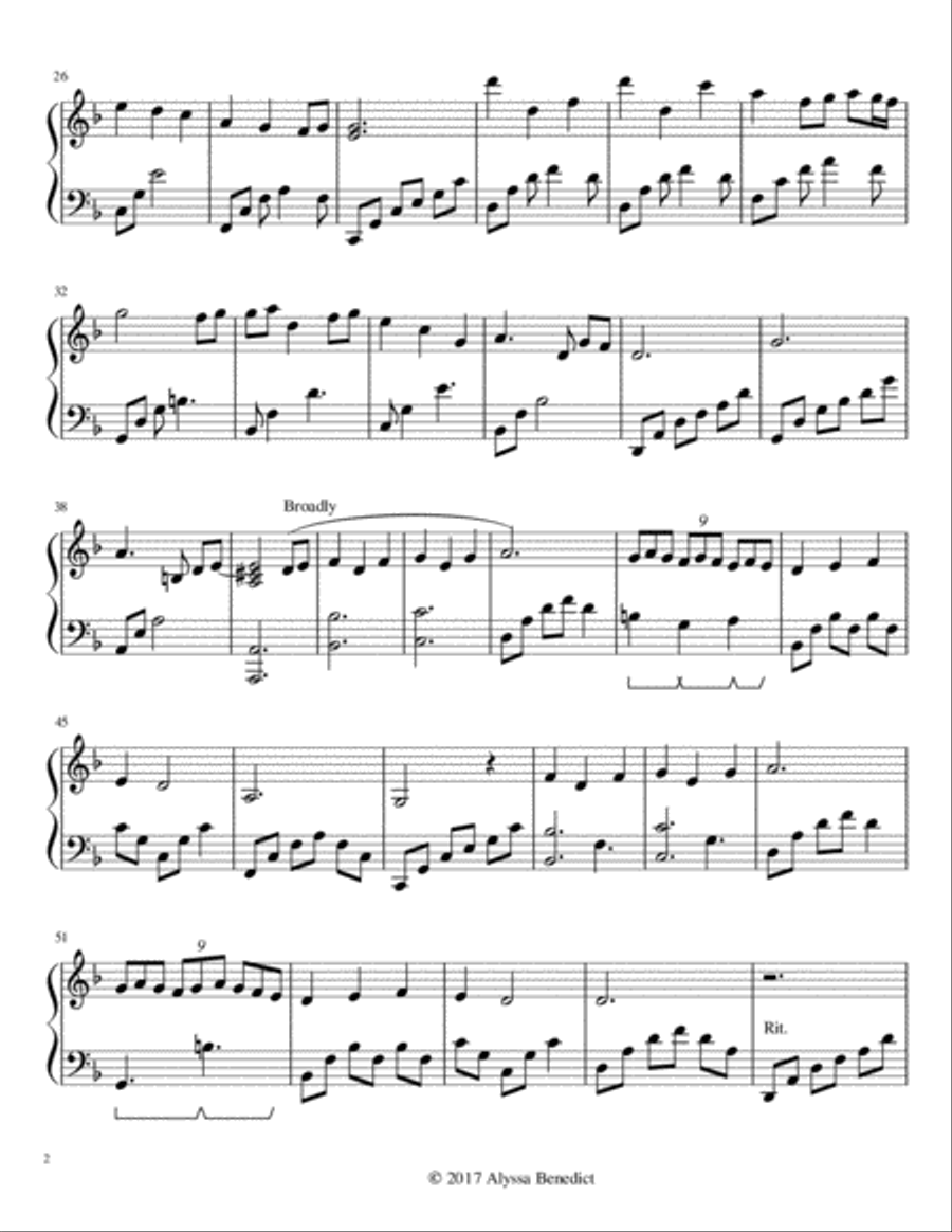Journeys Piano Solo scores gallery preview page 2