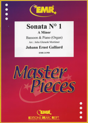 Book cover for Sonata No. 1 in A minor