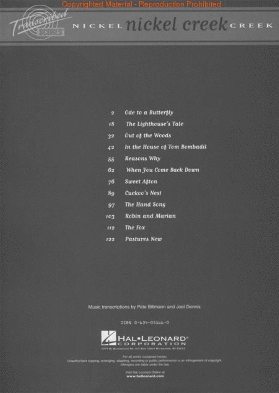 Nickel Creek Acoustic Guitar scores gallery preview page 2